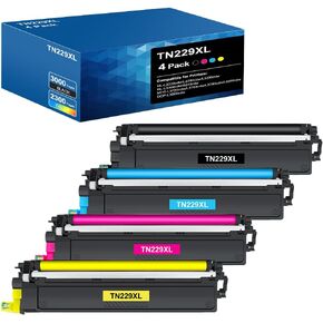 414X Toner Cartridges 4 Pack Replacement for 414X 414A W2020X W2020A Works for Color Pro MFP M479fdw M479fdn M454dw M454dn M479 M454 Printer, Black Cyan Yellow Magenta (with Chip)