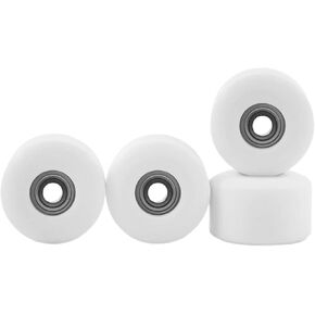 Teak Tuning Apex 61D Urethane Fingerboard Wheels - New Street Shape, 7.7mm Diameter - Ultra Spin Bearings - Made in The USA - Pink Glow Colorway in Kuwait