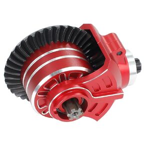 Metal 37t/13t Gear F/R وحدة Transmisson تعيين ترقيات أجزاء لـ Arrma 1/10 Big Rock Granite Kraton Outcast Senton Vorteks 3S 1/8 Mojave Typhon 3S ، استبدال # ARA311156 (أحمر)