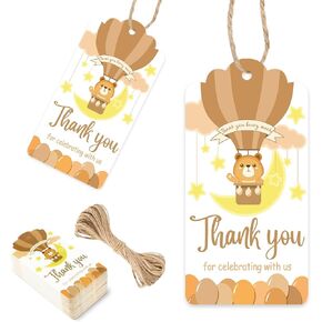 50 PCS Little Cutie Thank You Gift Tags with Strings for Baby Shower, Orange Fruits Themed Party Favors for Guests in Saudi Arabia