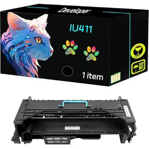 High Yield IU411 Developer Unit+Drum Unit Compatible for Konica Minolta Bizhub 223 283 363 423 36 42 Printers, Print Clearly (3 Pack Black)