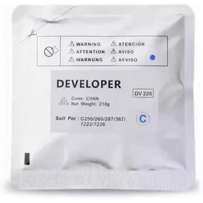 210g Compatible Developer Powder for C256 C287 C367 C266 7222 7226 DV226 DV 226(1Set 4PCS)