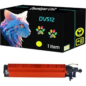 High Yield DV512 Developer Unit Compatible for Konica Minolta bizhub C284e C364 C364e C454 C454e C554 C554e Printers, Print Clearly (3 Pack Black)