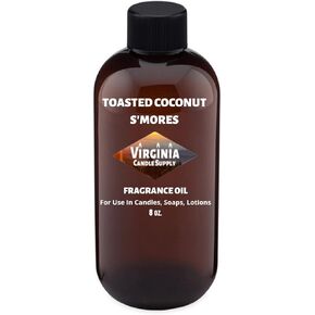 Toasted Coconut S'Mores Fragrance Oil (Our Version of The Brand Name) (8 oz Bottle) for Candle Making, Soap Making, Tart Making, Room Sprays, Lotions, Car Fresheners, Slime, Bath Bombs, Warmers……