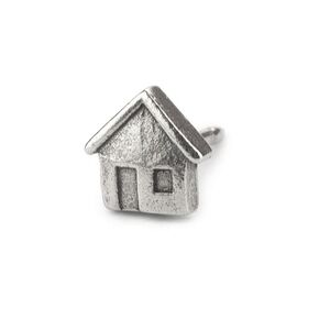 Silver House Metal Map Push Pins