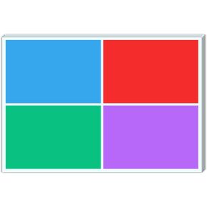 100 Pieces - Large Moving Stickers for Boxes, Colored Box Packing Labels Color Coded - 6 x 4 inches, 4 Assorted Colors