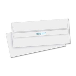 Business Source No. 10 Self-Seal Invoice Envelopes