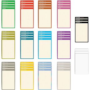 Trading Card dividers, Card Dividers for Storage Boxes, 54 Pieces