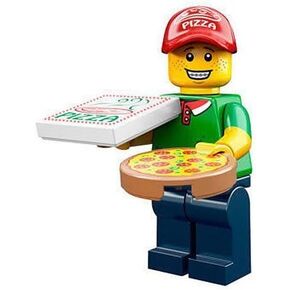 LEGO Mini Figure - Series 12 - Pizza Delivery Man - 71007