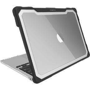 Gumdrop SlimTech Laptop Case Fits MacBook Air 13 inch (M4/M3/M2). Designed for K-12 Students, Teachers, and Classrooms – Drop Tested, Rugged, Shockproof Bumpers for Reliable Device Protection – Black