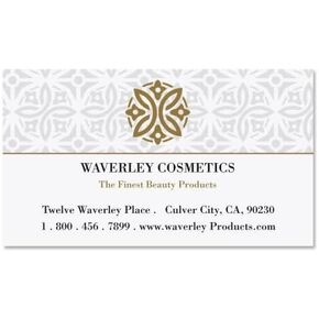 Amber Swirl Custom Printed Business Cards - Set of 250-2 x 3-½ inches - Matte Finish - Single-Sided - Great for Graduations and Personalized Gifts, Printed in the USA, by Colorful Images