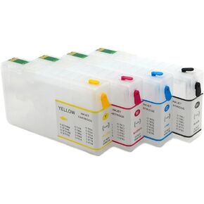 T7011-T7014 Empty Refill Ink Cartridge with ARC Chip Compatible with WP-4015 WP-4025 WP-4095 WP-4515 WP-4525 WP-4535 WP-4545 WP-4595