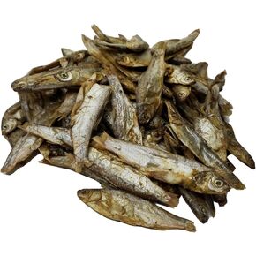 Aquatic Foods Inc. 3"- 5" Fresh Water Freeze Dried Fish for Piranha, Large Fish, Turtles, Cats, Sugar Glider, Marmosets, Chinchillas, Squirrels, Hamsters…3oz Small Jar