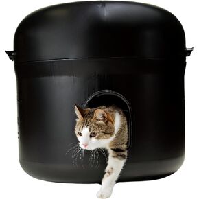 The Kitty Tube Outdoor Durable Insulated Cat House with Pillow