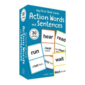 My First Flash Cards: Action Words and Sentences (Flash Cards For Children)
