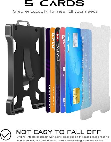 ID Badge Holder with Retractable Clip, Credit Card Holder, Keychain Wallet, Name Badge Holders, Business Card Holder, and Money Clip for Men (Heavy Reel Retractable & Badge Holder) in Saudi Arabia