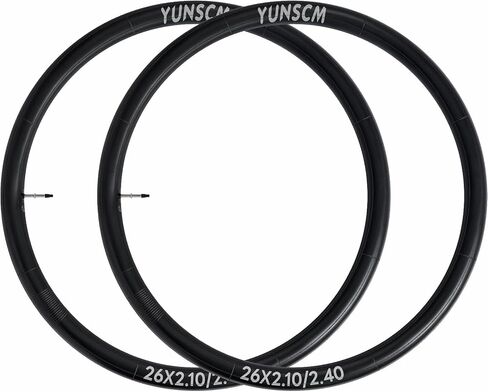 2-PCS 26'' Heavy Duty Bike Tubes 26x1.75 26x1.95 26x2.0 26x2.1 26x2.125 26x2.25 FV33mm Presta Valve Premium Butyl Rubber Inner Tubes 26'' Bicyle Tube Compatible with 26X1.75/2.25 Bike Tire Tubes in Saudi Arabia