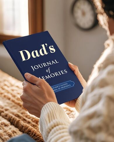 مجلة أبي مرشدة لمشاركة قصة حياته ، كتاب تراث الذاكرة لملء الحياة من أجل أبي ، مجلة أبي القديمة مع هدايا عاطفية وعاطفية لأبي من ابنتها في عيد الميلاد ، عيد الأب in Saudi Arabia