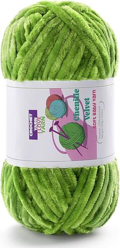 3 غزل Skeins المخملية ، غزل تشنيل للكروشيه والحياكة اليدوية ، خيوط شاملة لصنع الأوشحة ومشاريع الحياكة - خيوط الكروشيه Amigurumi (3 × 3.5 أوقية ، 3 × 87.5 صباحًا) in Saudi Arabia