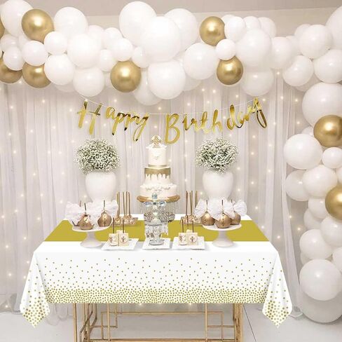 4Pcs Sage Green Tablecloths - 86.6"x51.2" Rectangular Green Dot Table Covers for Home Gender Neutral Birthday Party Sage Green Baby Shower Decorations in Kuwait