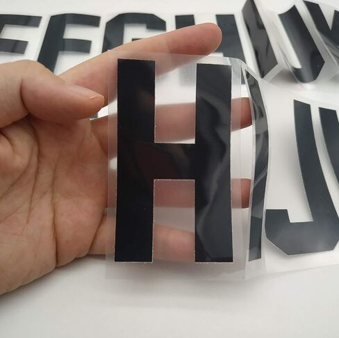 52 Pieces 3 Inch Iron On Letters Heat Transfer Letters Paper for Clothing Sport Jersyes T Shirts Team Name(Green) in Saudi Arabia
