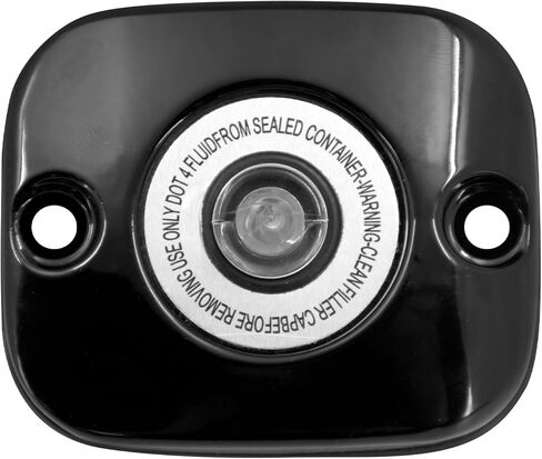 HDBUBALUS Chrome Front Brake Master Cylinder Cover Fit for Harley Touring 05-07 Dyna 06-17 in Saudi Arabia