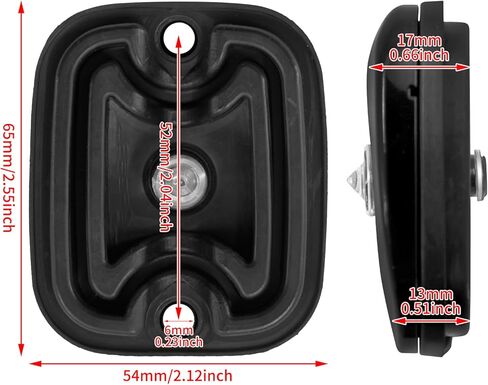 HDBUBALUS Chrome Front Brake Master Cylinder Cover Fit for Harley Touring 05-07 Dyna 06-17 in Saudi Arabia
