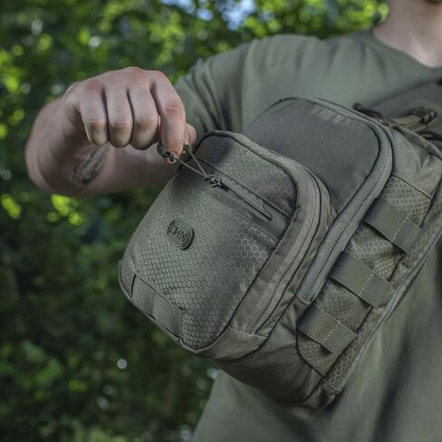 M-Tac Elite Cross Bag Slim - Tactical Crossbody Sling Backpack for Man with CCW Concealed Carry (Multicam, Slim) in Saudi Arabia