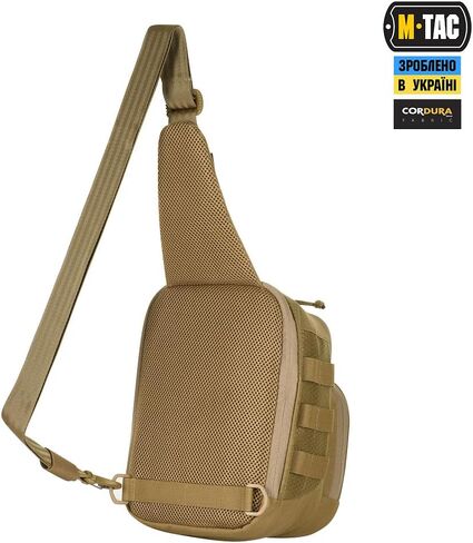 M-Tac Elite Cross Bag Slim - Tactical Crossbody Sling Backpack for Man with CCW Concealed Carry (Multicam, Slim) in Saudi Arabia