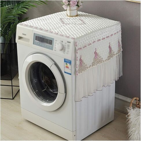 Appliance Dust Cover Fridge Dust Cover/Washing Machine Top Cover， Dust Fabric Cover for Washers and Dryers， for Most Washers on Market Dust Cover for Home Appliances(A,Small) in Kuwait