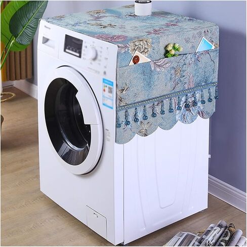Appliance Dust Cover Dust Resistant Washing Machine Cover on 3 Sides, Sun-Proof Cover , Fit for Most Front-loading Machine，170*65cm(66.9*25.5in) Dust Cover for Home Appliances(A) in Kuwait