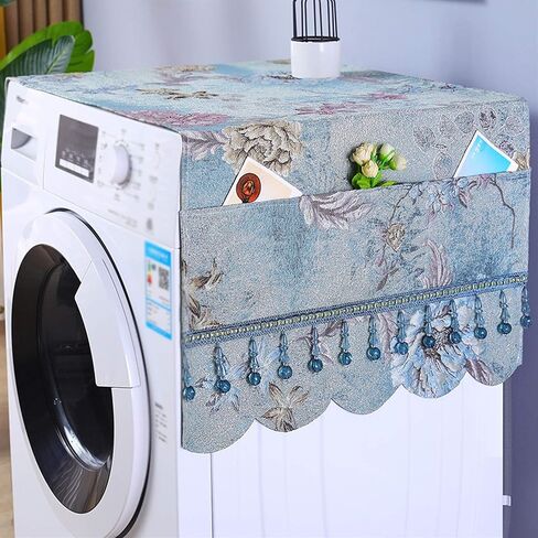 Appliance Dust Cover Dust Resistant Washing Machine Cover on 3 Sides, Sun-Proof Cover , Fit for Most Front-loading Machine，170*65cm(66.9*25.5in) Dust Cover for Home Appliances(A) in Kuwait