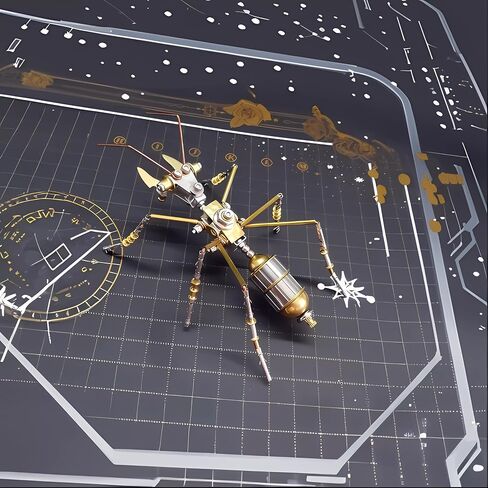 اللغز النحاس المعدني الميكانيكي DIY ثلاثي الأبعاد (Gatling Spider) in Saudi Arabia
