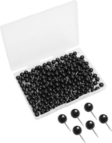 eZAKKA Map Push Pins, 200 Pcs Cute Push Pins for Cork Board Decorative Thumb Tacks for Photo Wall, Feature Wall, Travel Map, Bulletin Board, Office or Home, Light Pink in Kuwait