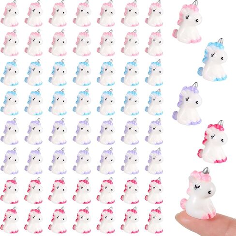 Barydat 120 PCS Micro Unicorn Miniature التماثيل المصغرة حديقة صغيرة يونيكورن دمية جنية حديقة الملحقات الطحلب MOSS MINI RESIN in Saudi Arabia