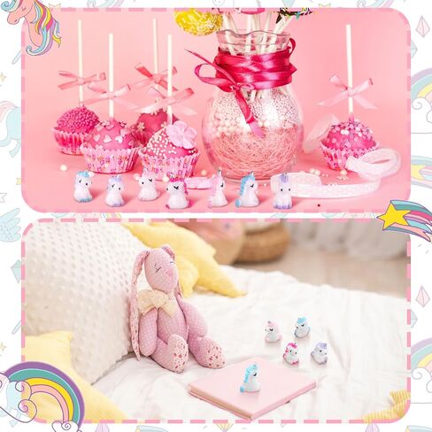 Barydat 120 PCS Micro Unicorn Miniature التماثيل المصغرة حديقة صغيرة يونيكورن دمية جنية حديقة الملحقات الطحلب MOSS MINI RESIN in Saudi Arabia