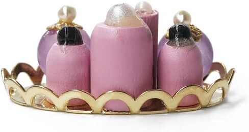 Odoria 1/12 Miniature Perfume Tray Dollhouse Decoration Accessories ، Pink in Saudi Arabia