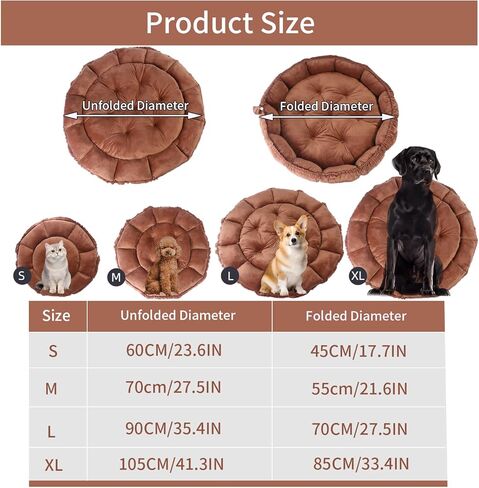أسرة الكلاب ، غطاء الأريكة للكلاب قابلة للغسل ، سرير الكلب المستدير in Kuwait