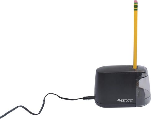 Westcott iPoint Duo™ Dual-Powered Battery & Electric Pencil Sharpener, Blue in Saudi Arabia