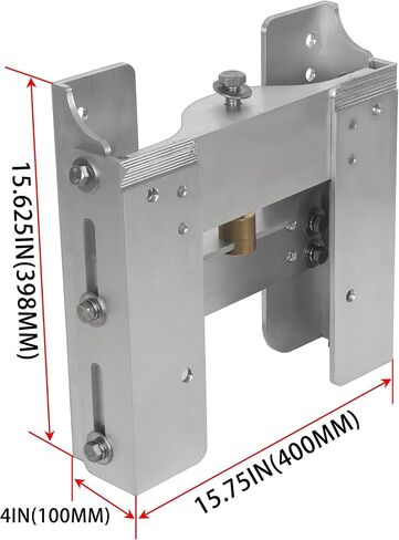 ECOTRIC 4'' Adjustable Set Back Jack Plate Outboard Boat Aluminum New Jack Plate Factory Style in Kuwait