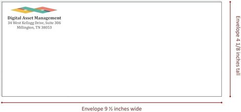 500#10 Custom Printed Envelopes, White, Single Left Window, Self Seal, Security Tinted, Text and Logo Customization, Size 4-1/8 x 9-1/2 Inches, 24 LB in Kuwait