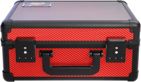 حالة SLAB CASE X COLOR RUSH CARDER CARD ؛ حالة الألواح الأصلية للبطاقات المتدرجة ؛ يناسب ألواح بطاقة تداول PSA و BGS و HGA و CSG. حل تخزين السفر المثالي ؛ (ألياف الكربون أسود) in Kuwait