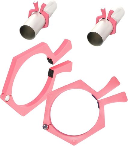 2PCS Tumbler Holder Tumbler Clamp for Sublimation,Pinch Tumbler Clamp Perfect,Tumbler Clamp Sublimation Tools for 20 Oz Cups Skinny Straight Tumblers(Pink)-SATONBEYI in Kuwait