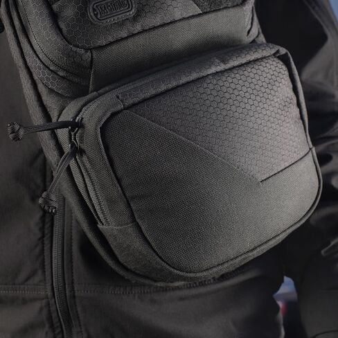 حقيبة M-Tac Elite Buckler Hexagon - حقيبة حمل مخفية تكتيكية CCW - حقيبة كروس EDC للرجال in Saudi Arabia