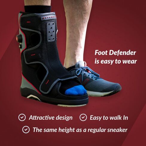 Protective Boot for Foot Wounds Designed to Offload Pressure and Help Diabetic Foot Ulcers Heal Faster (Medium) in Saudi Arabia