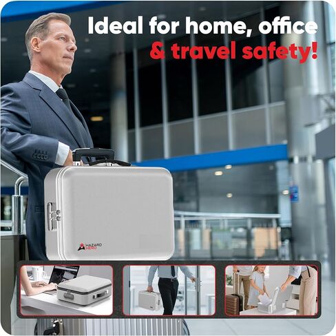 Fireproof Document Bag, 12 Multi Layer Important Document Organizer, Fireproof Bag Safe Storage Portable File Organizer with Lock, Waterproof Safe Organizer for Legal Files, Laptop, and More in Saudi Arabia