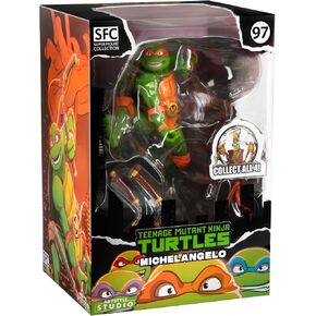 Teenage Mutant Ninja Turtles Michelangelo 7.7" Tall SFC Collectible PVC Figure Statue Cartoon Figurine Home Room Office Décor Gift