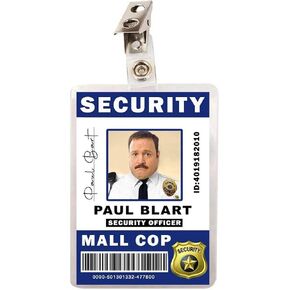 Mall Cop Paul Blart Security ID Badge