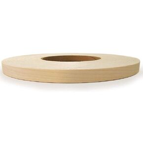 Edge Supply Maple 7/8" X 250 ft Roll – Pre-Glued Iron On Maple Edge Banding – Wood Veneer Edge Banding Tape with Hot Melt Adhesive, Smooth Sanded Finish Ideal for Furniture & DIY, Made in USA