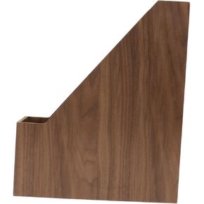 Walnut Wooden Storage Box Book Container Book Organizer Home Office Decor
